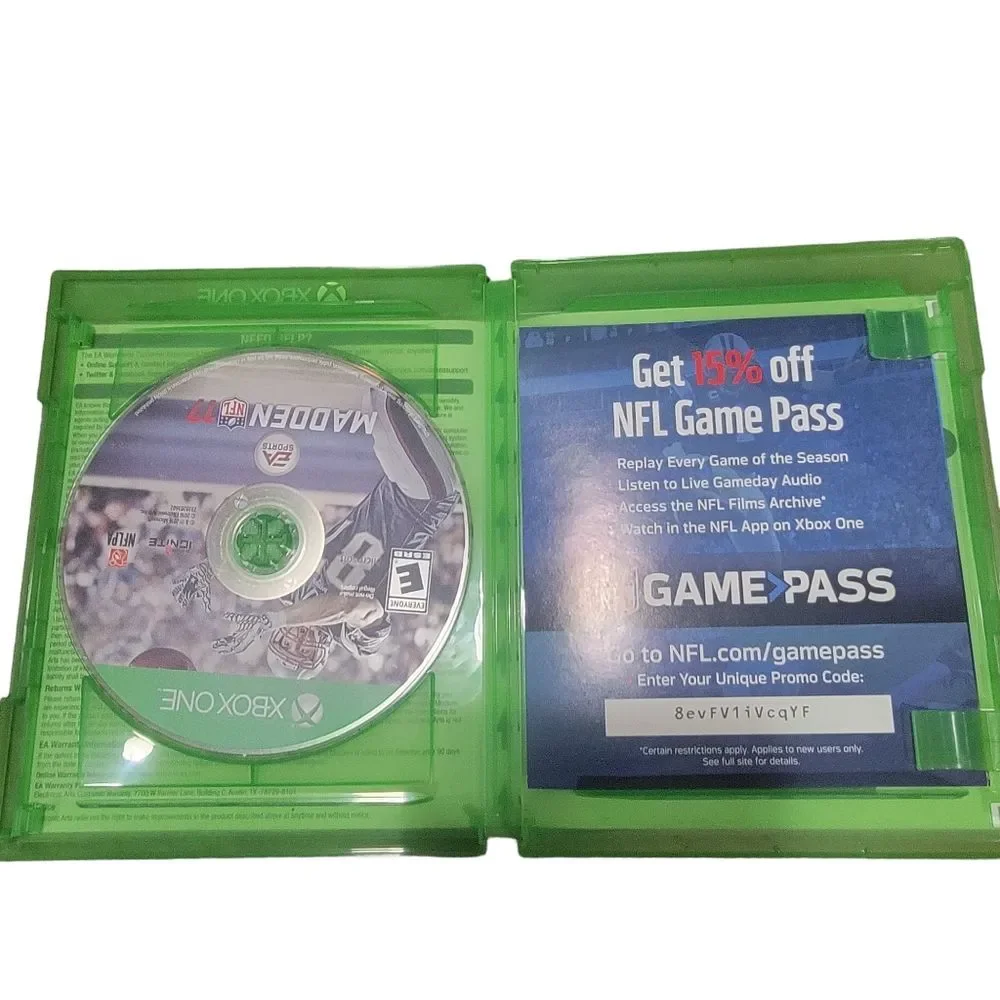 Xbox One Ea Sports Madden NFL 17 video game